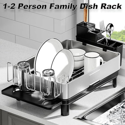 Ewaiira Dish Drying Rack, 304 Stainless Steel Dish Racks