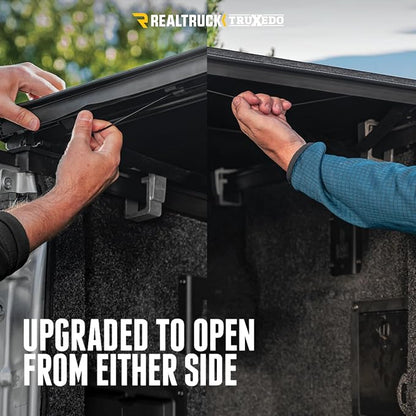 RealTruck TruXedo TruXport Soft Roll Up Truck Bed Tonneau Cover | 271801 | Fits 2014-2018, 2019 Limited/Legacy Chevy/GMC Silverado/Sierra 1500 5' 10" Bed (69.3")