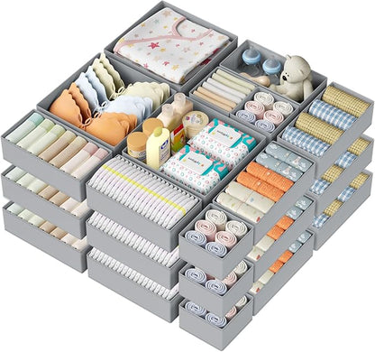 DIMJ Drawer Organizer Clothes Storage