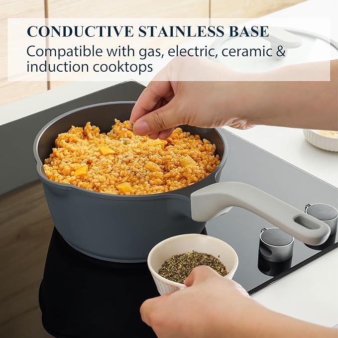 PRICUSIS Nonstick Saucepan