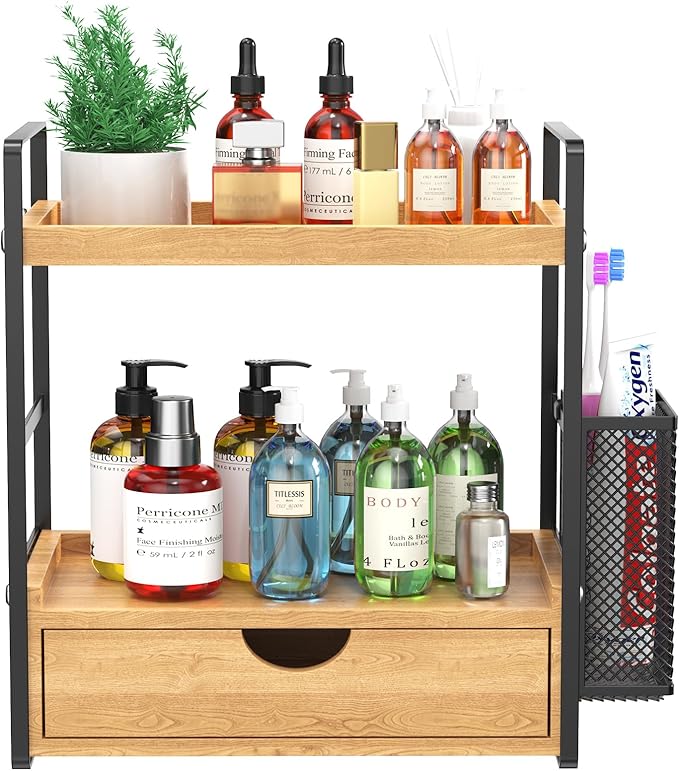 LEMIKKLE Bathroom Counter Organizer