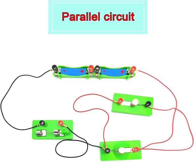 EUDAX Physics Science Lab Learning Circuit kit,Electricity Experiment Set,Building Circuits for Student Junior Senior High School Students (Basic kit)