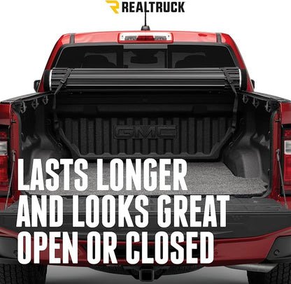 RealTruck TruXedo Sentry Hard Rolling Truck Bed Tonneau Cover | 1571801 | Fits 2014 - 2018, 2019 Limited/Legacy Chevy/GMC Silverado/Sierra 1500 5' 9" Bed (69.3")