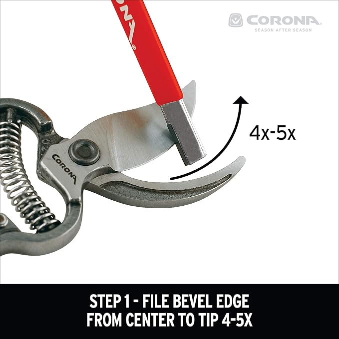 Corona Tools Handheld Garden Tool Sharpener– Blade Sharpener