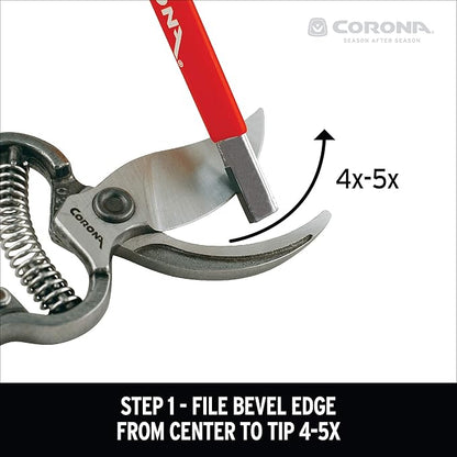 Corona Tools Handheld Garden Tool Sharpener– Blade Sharpener