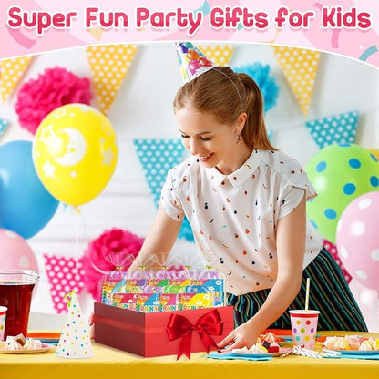 Party Favors for Kids: 16 Pack Rainbow Scratch Art Notebook Back to School Students Classroom Gifts Bulk for Girls Boys Goodie Bags Stuffers, Return Gifts for Birthday Party Favors Bulk