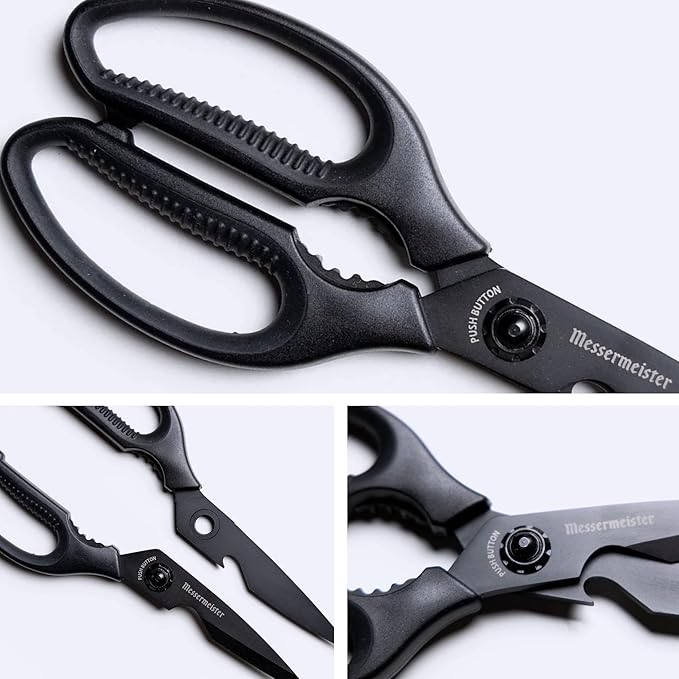 Messermeister 9-Inch Push Button Take-Apart Shears