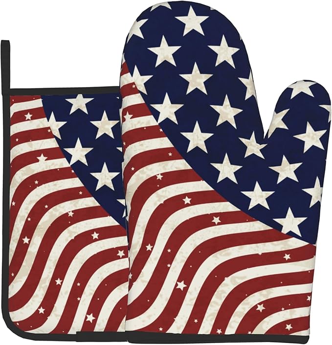 Patriotic Oven Mitts