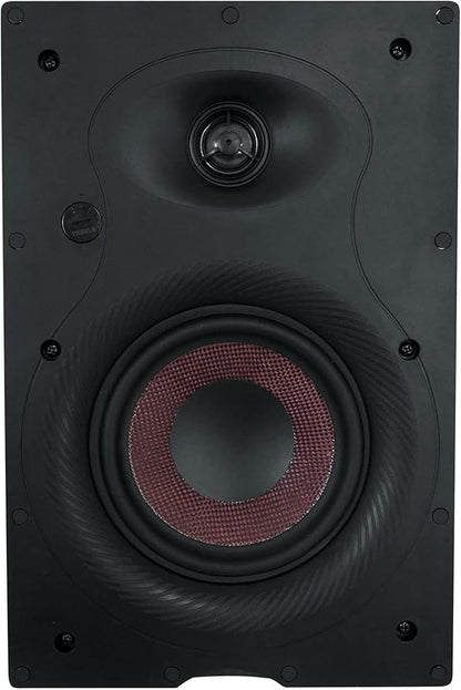 Rockville Pair WA658 240W in-Wall Speakers, 6.5" Kevlar Woofer, Silk Dome