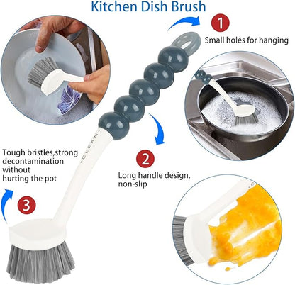 6 Pack Multipurpose Household Cleaning Set, Deep Cleaning Brush Set