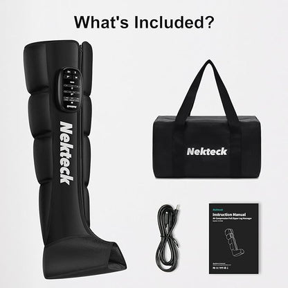 Nekteck Cordless Leg Compression Massager, FSA Eligible Massage Tools