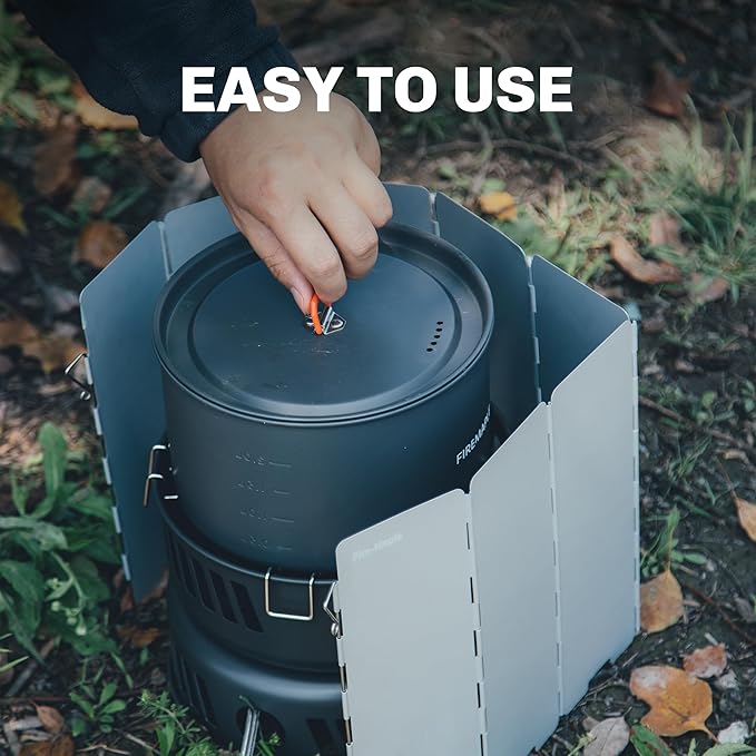 Fire Maple Versatile Outdoor Cooking Set Gas Stove Aluminum, Compact & Durable Camping Cookware Kit