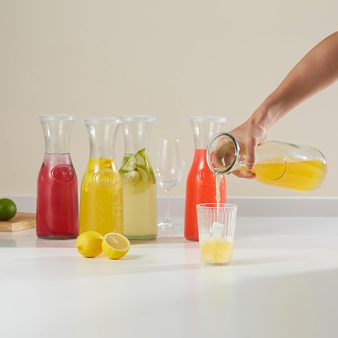 Kook Glass Carafe, Mimosa Bar Supplies, Carafe Pitchers
