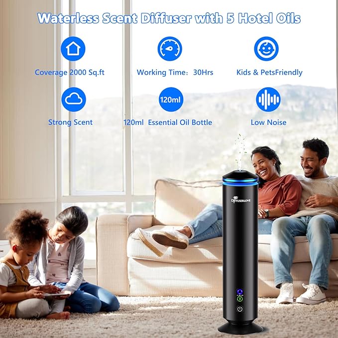 Diffuserlove Full Metal Body Waterless Scent Diffuser