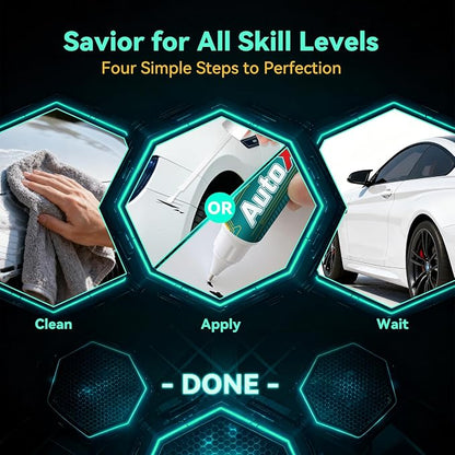 Bright Silver Metallic(PS2/WS2) Touch Up Paint Compatible with Jeep Car Paint Pen Scratch Repair Automotive Scratch Remover Fix Exact Color Match