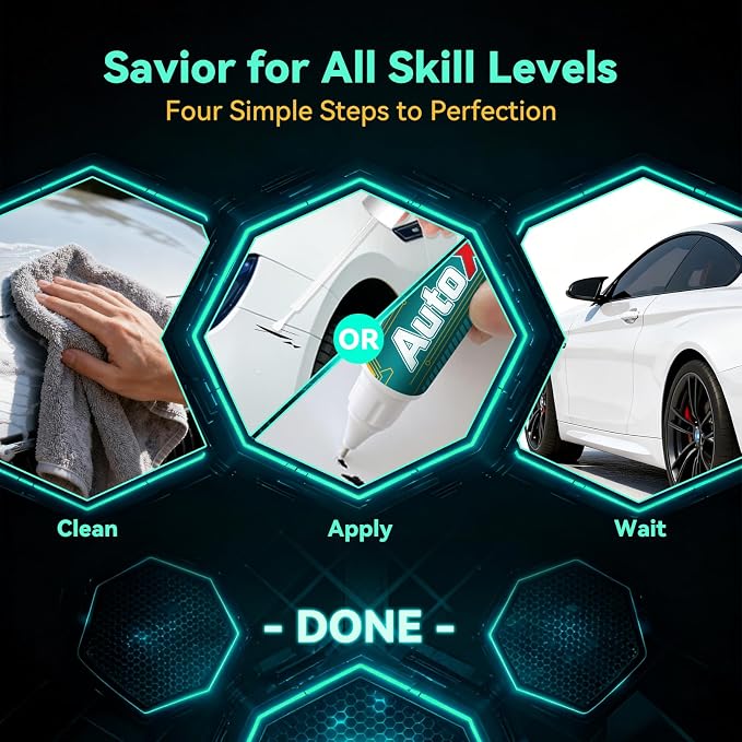 Black Raven(GBA/WA8555) Touch Up Paint Compatible with Cadillac Car Paint Pen Scratch Repair Automotive Scratch Remover Fix Exact Color Match