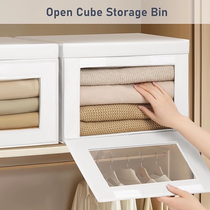 DIMJ Storage Bins with Lids