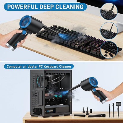 ATEngeus Compressed Air Duster, Electric Air Duster, Cordless Air Duster