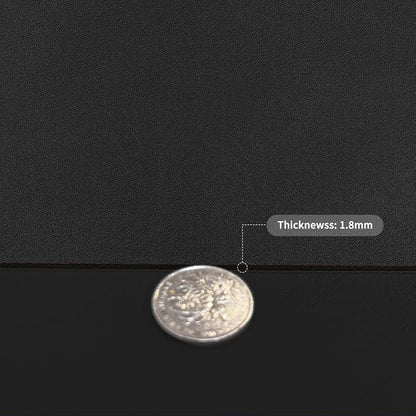 Dresser Mat Protector - 14x54 Inch Waterproof Easy to Clean Can Conceal Flaws Protector The Table Top from Scratches Used for Coffee Table Dresser(Black+Black 14x54)