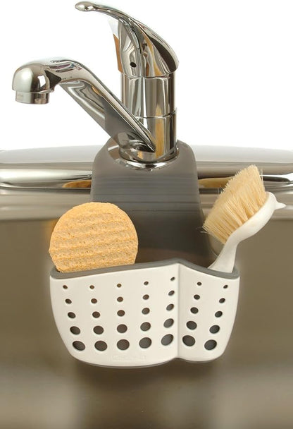 Casabella Sink Sider Faucet Caddy Sponge Holder