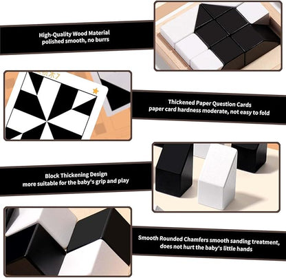 Brain Teaser Puzzles, Block Puzzle, Battle Blocks Game, 40 Challenge, Teens, IQ Test Mind Puzzle Toys, Birthday Gifts for Adult, Best Gifts