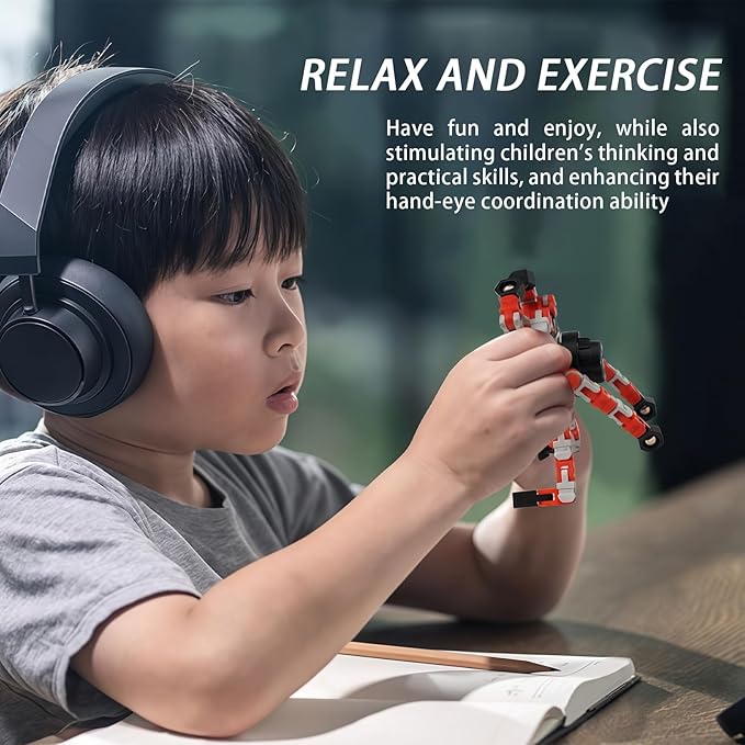 12pcs Transformable Fidget Spinners Children's Advanced Fidget Toys for Stress Relief Ideal Fidget Spinners for Sensory Toys for Boys and Girls with Autism，Party Favors