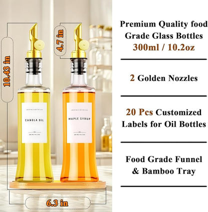 Olive Oil Dispenser Bottles for Kitchen