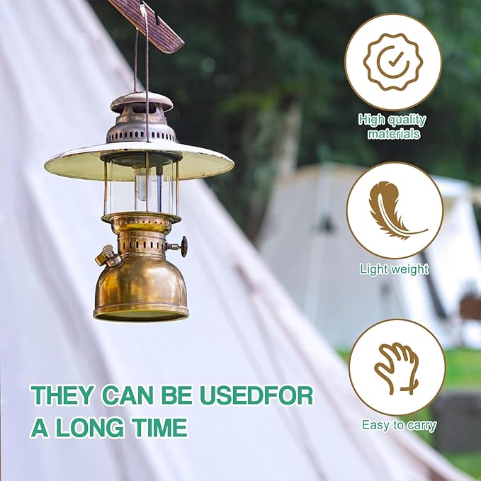 20Pcs Lantern Mantles Propane Lantern Mantles, Soft Light Propane Lampshades for Outdoor Camping Lights gas lantern kerosene lantern Mantles U-Shaped Gas Shade Propane Lantern for Camping.