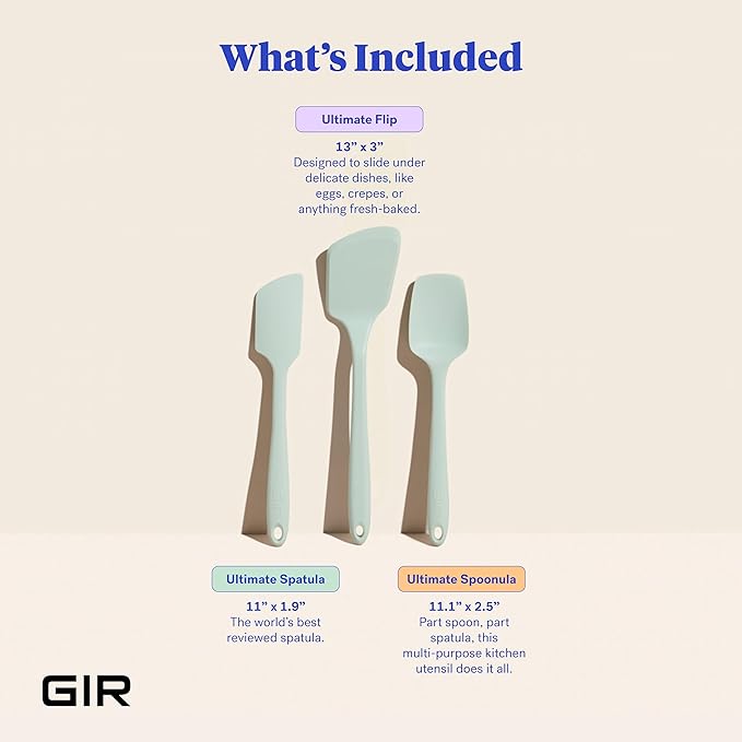 GIR: Get It Right 3-Piece Ultimate Silicone Kitchen Utensils Set