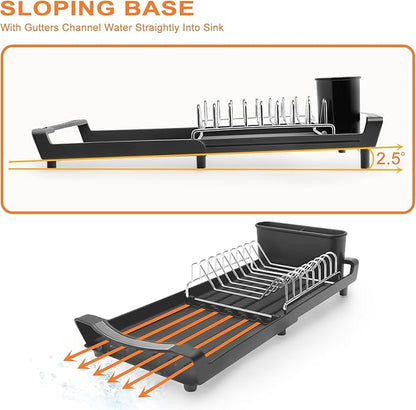 Dish Drying Rack Compact Expandable