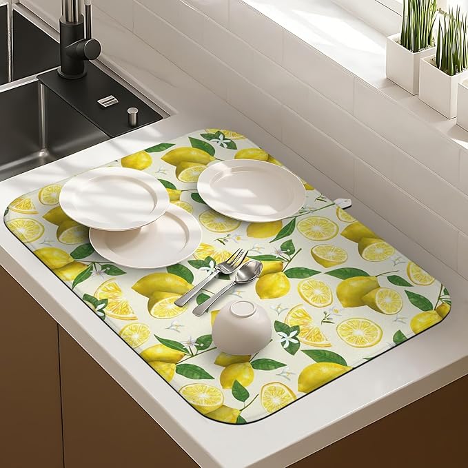 Dish Drying Mat Drainer Pads