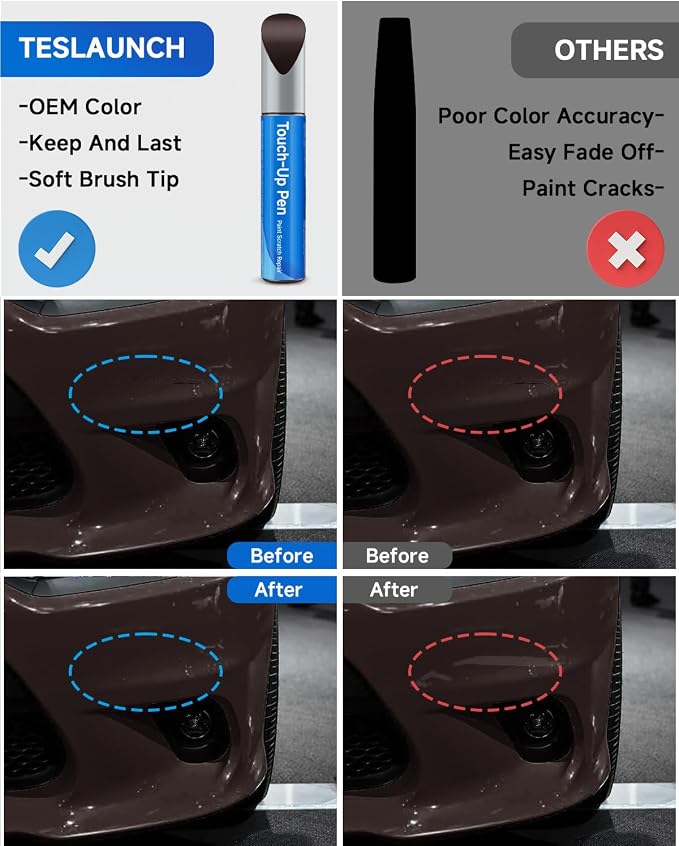 Octane Red PRR Car Touch Up Paint Compatible with Dodge – Scratch Repair Kit, Exact OEM Color Match, Scratch & Rust Repair, Car, Truck & SUV Paint Fix