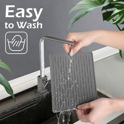 GeeRic Dish Drying Mats, Heat-resistant Silicone Mat