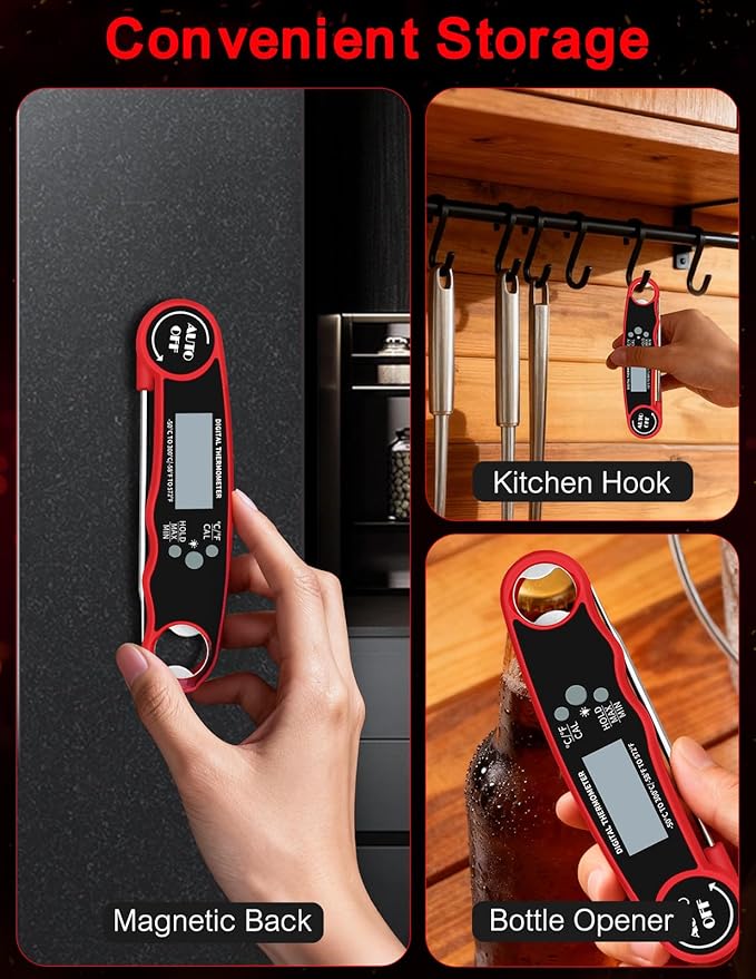 Meat Thermometer Digital, Instant Read Food Thermometer
