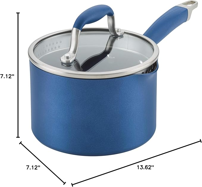 Anolon Advanced Home Hard Anodized Nonstick Sauce Pan/Saucepan