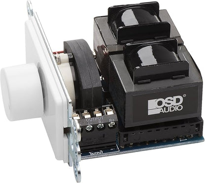 OSD Audio 300W Sleek, Minimalist Design in Wall Volume Control, Rotary Knob