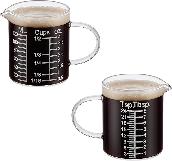 Ackers Etching Scale Measuring Glass --Made of High Borosilicate Glass Measuring