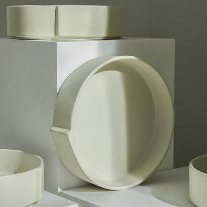 Stone Lain Bao 4-Piece Pasta Bowl Set Stoneware, Beige
