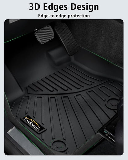 Floor Mats Custom Fit for BMW X3 2025 2026 M50/30 xDrive Trunk Mat with Backrest Mat All Weather TPE Rubber Cargo Liner Anti-Slip Full Set for BMW X3 Accessories (Trunk Mat+Backrest Mats+Floor Mats)