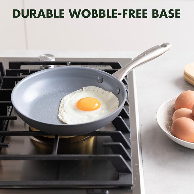 GreenPan Lima Hard Anodized 8" Frying Pan Skillet Nonstick, Ceramic Nonstick