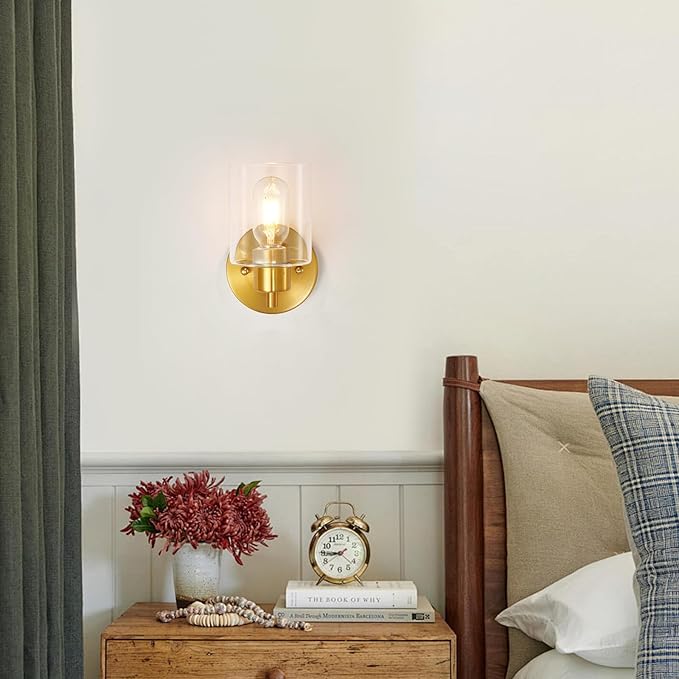 SOPEAS Brushed Gold Wall Sconce