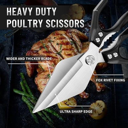 Dream Reach Kitchen Shears for Food Heavy Duty Poultry Shears