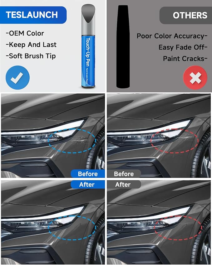 A5G Amazon Gray Touch Up Paint Compatible with Hyundai Exact Match Touch Up Paint Car Scratch Repair