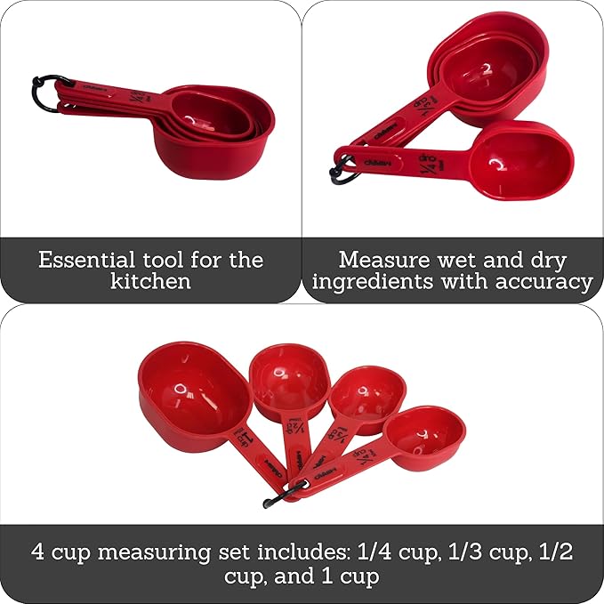 MIRRO 4pc Nested Measuring Cups Set