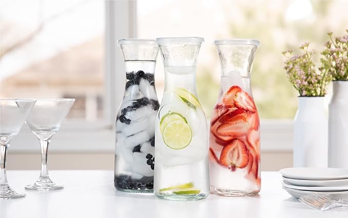 Kook Glass Carafe, Mimosa Bar Supplies, Carafe Pitchers