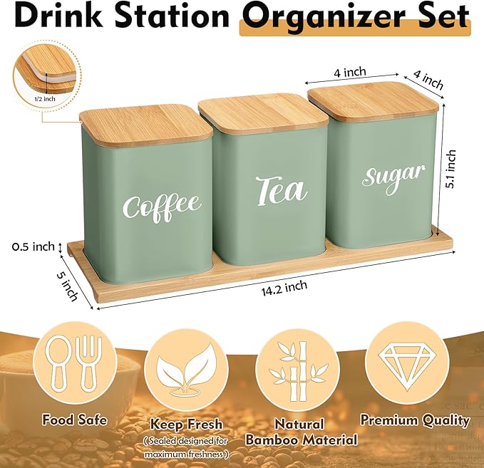 Tioncy Coffee Tea Sugar Container