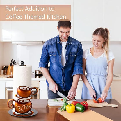 Standing Paper Towel Roll Holder Countertop