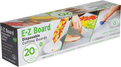 Mind Reader E-Z Board Disposable Plastic Cutting Board, 20 Square Feet
