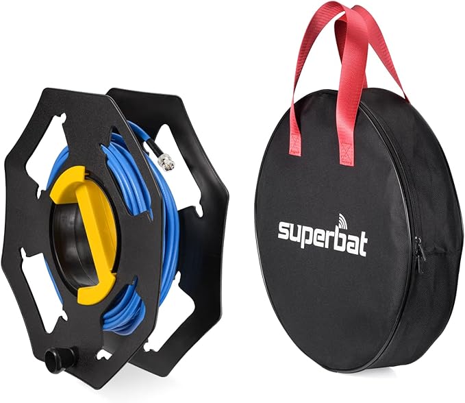 Superbat SDI Cable BNC Cable 75ohm Belden 1694A 100ft + 3G/6G SDI Cable Reel