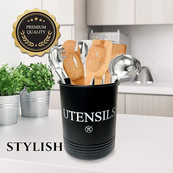 Utensil Holder Large Crocks Kitchen